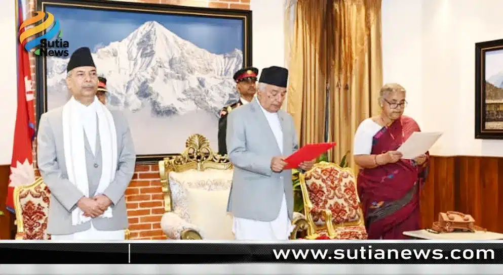 শপথ নিলেন নেপালের নতুন প্রধানমন্ত্রী,ছয় মাসের মধ্যে নির্বাচন