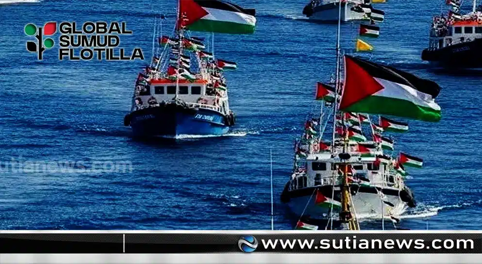 গাজামুখী গ্লোবাল সুমুদ ফ্লোটিলার ১৩ নৌযান আটক, ৩০টি এগিয়ে চলছে