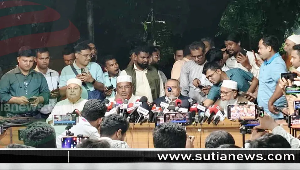 সংবাদ ব্রিফিংয় জামায়াত নেতা তাহের