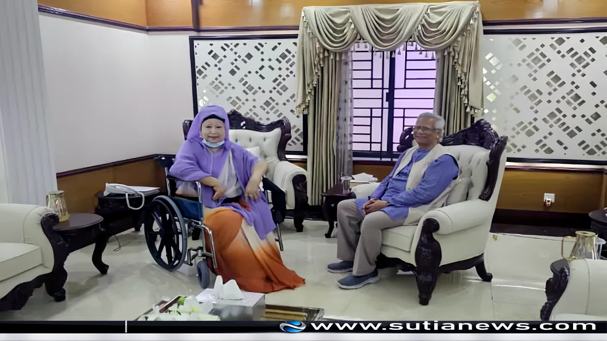 সশস্ত্র বাহিনী দিবসের সংবর্ধনায় যোগ দিতে সেনানিবাসে খালেদা জিয়া