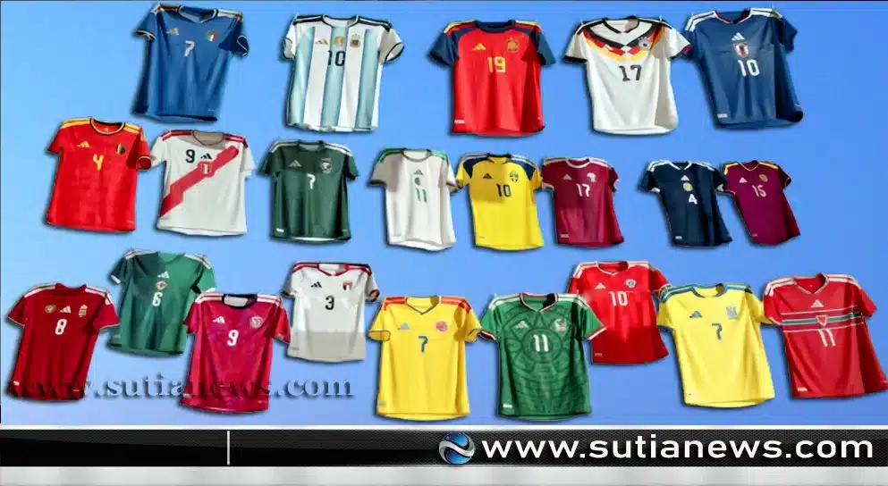 অ্যাডিডাস উন্মোচন করল ২০২৬ বিশ্বকাপের ২২ দেশের নতুন জার্সি