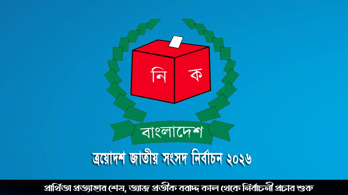 প্রার্থিতা প্রত্যাহার শেষ, আজ প্রতীক বরাদ্দ-কাল থেকে নির্বাচনী প্রচার শুরু