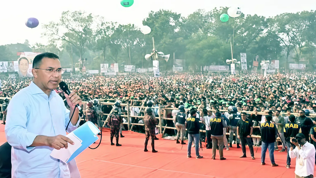 ‘করবো কাজ, গড়বো দেশ—সবার আগে বাংলাদেশ’ শপথের আহ্বান তারেক রহমানের